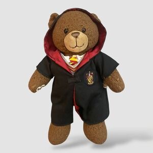 Harry Potter Gryffindor Build-A-Bear Plush 17” Teddy Bear‎ Wizard Outfit